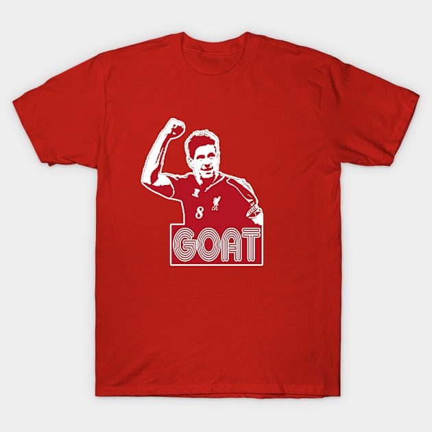 OG Footballers - England - Stevie G - GOAT T-Shirt by OG Ballers